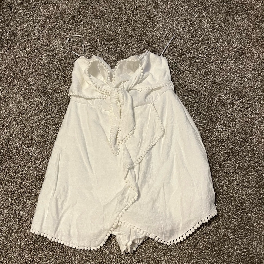 Fashion nova white romper